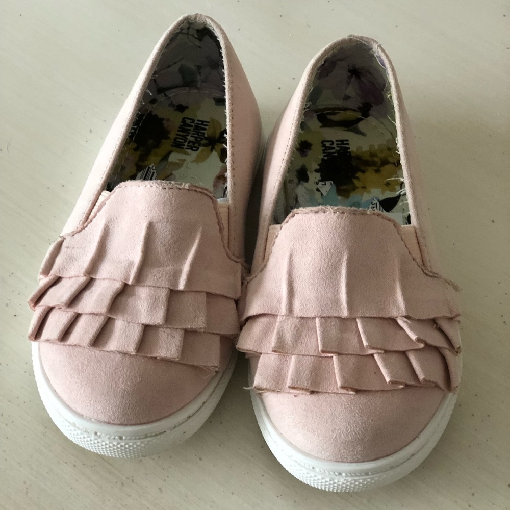 Harper Canyon Pink Ruffle Toddler Girl Shoe